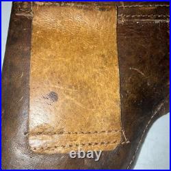 German Holster, WWII Military Brown Leather came with a Walter PP
