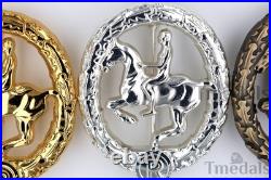 German Horseman's Badge Gold, Silver, Bronze Full Set Reproduction Badges