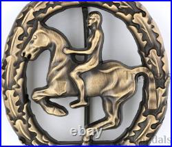 German Horseman's Badge Gold, Silver, Bronze Full Set Reproduction Badges