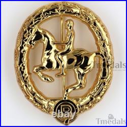 German Horseman's Badge Gold, Silver, Bronze Full Set Reproduction Badges
