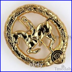 German Horseman's Badge Gold, Silver, Bronze Full Set Reproduction Badges