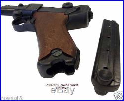 German Lange Pistole 08 WWI WWII Non-Firing Replica 13.7 Gun Wood Grips
