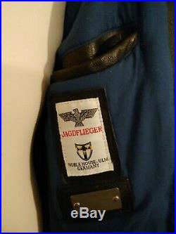 German Luftwaffe WW2 Flight Jacket Thick Steerhide Motorcycle Biker Jacket