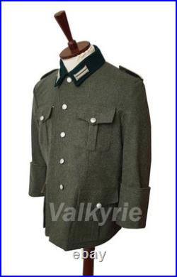 German M36 Military Tunic Replica WWII Reproduction Uniform Wool Jacket