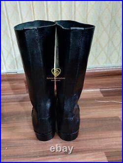 German Marching Boots Black Size 5 to 15 Ww2