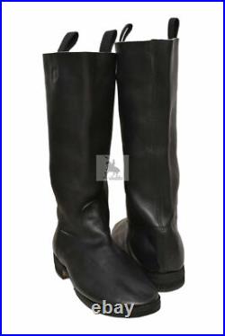 German Marching Boots Black Size 5 to 15 Ww2 All duties included