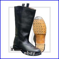 German Marching Boots Black, WW2 Marschstiefel M39 Jackboot, All Sizes Available