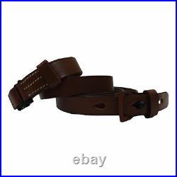 German Mauser K98 WWII Rifle Mid Brown Leather Sling x 10 UNITS Mj631