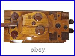 German Military WWII Tiger 1 Panzer Tank Mahogany Wood Wooden Desk Model New