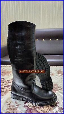 German Officer Boot With Rubber Sole