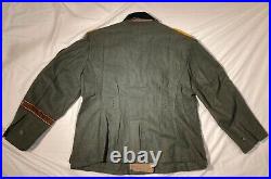 German Officer Field Police Replica Wool Tunic Jacket Size 42R WW2 WWII