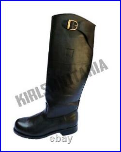 German Officer Leather Boots