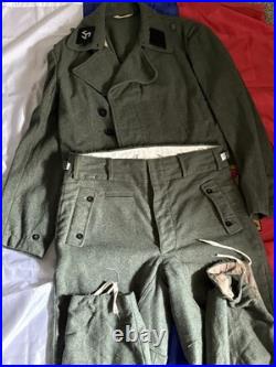 German Officer uniform WW2 Tanker
