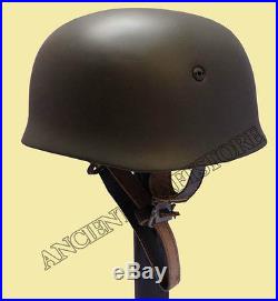 German Paratrooper Helmet M-38, Fallschirmjager ww2 helmets with leather liner