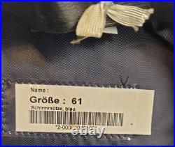 German Police Visor Cap Albert Kempf Baden-Württemberg Blue Hat Size 61 Wool