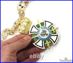 German Prussian House Order of Hohenzollern with Swords Collar nice Repro