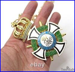 German Prussian House Order of Hohenzollern with Swords Collar nice Repro
