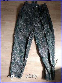 German S Short (36-38) Pea 44 Dot Camo Tunic and trousers 32in adjustable waist
