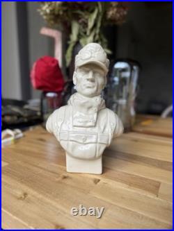 German Soldier Edelweiss WW2 porcelain large bust / figurine