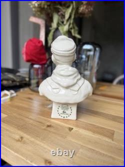 German Soldier Edelweiss WW2 porcelain large bust / figurine