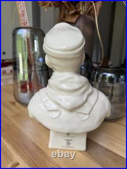 German Soldier Edelweiss WW2 porcelain large bust / figurine