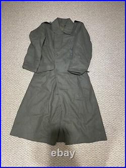 German Ss Ww2 M40 Great Coat Size XS