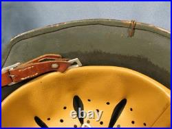 German WW2 Camo Helmet Complete Repo ET 68 Wire Net German WW2 Camo Helmet Complete Repo ET 68 Wire Net