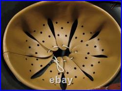 German WW2 Camo Helmet Complete Repo ET 68 Wire Net German WW2 Camo Helmet Complete Repo ET 68 Wire Net