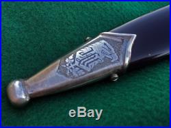 German WW2 Dagger Black Scabbard, Sheath, Only Parts for German Dagger WW II