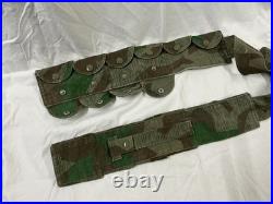 German WW2 Fallschirmjager 12-Pocket K-98 Splinter Ammo Bandolier (Reproduction)