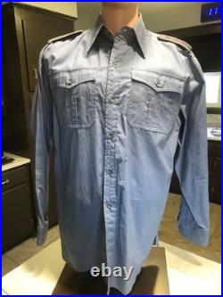 German WW2 Luftwaffe Blue EM Shirt (Reproduction)