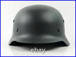 German WW2 M35 Gray Steel Helmet Field Best Replica Helmets Collectable New