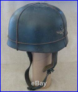 German WW2- M38 Paratrooper Helmet-Fallschirmjager- Aged- Size 59