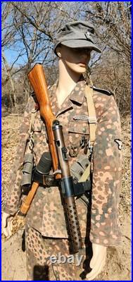 German WW2 M44 Dot Uniform with Eagle and Iron Cross Ribbon