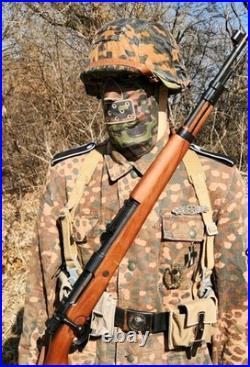 German WW2 M44 Dot Uniform with Eagle and Iron Cross Ribbon