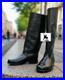 German WW2 Officer Boot Round Toe Customized Handmade Long Boots