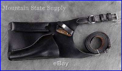 German WW2 Panzer Tank Commander's Luger P08 / P-08 Tanker's Leather Holster