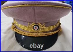 German WW2 Reichsmarschall Cap Size 62 heavy gold bullion embroidery