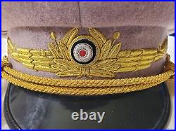 German WW2 Reichsmarschall Cap Size 62 heavy gold bullion embroidery