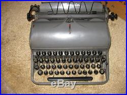 German WW2 WWII Waffen SS Elite Troop Field Olympia Typewriter