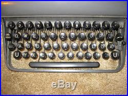 German WW2 WWII Waffen SS Elite Troop Field Olympia Typewriter
