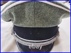 German WW2 Waffen Infantry Officers Cap Heer wehrmacht size 60 Army FieldMarshal