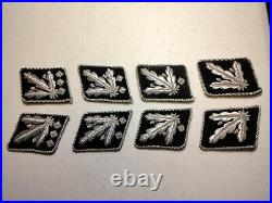 German WW2 Waffen Officer Collar Tabs Collection of (5 sets)