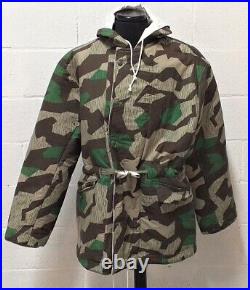 German WW2 reversible padded splinter jacket white size XXL excellent repro
