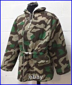 German WW2 reversible padded splinter jacket white size XXL excellent repro