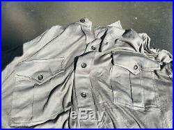 German WWII 44 Dot Uniform Set with Grey Undershirt