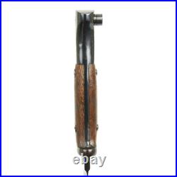 German WWII 98k Mauser Steel Bayonet and Scabbard Wood Grips