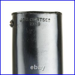 German WWII 98k Mauser Steel Bayonet and Scabbard Wood Grips