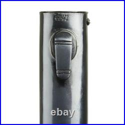 German WWII 98k Mauser Steel Bayonet and Scabbard Wood Grips