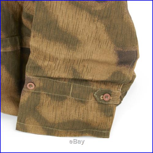 German WWII Linen Smock with Hood Tan & Water Camouflage